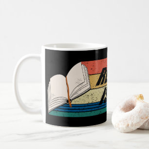 Reading Is Lit - Reading Books Vintage Retro Coffee Mug