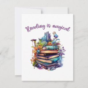 Reading is Magical Card