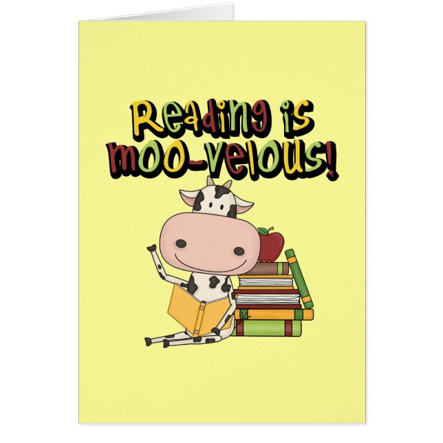 Reading is Moo-velous (Front)
