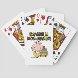Reading is Moo-velous Playing Cards