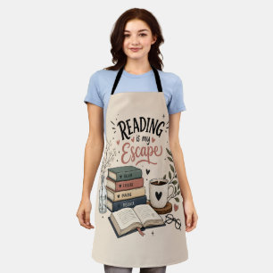 Reading Is My Escape - Cosy Book Lover Planner Apron
