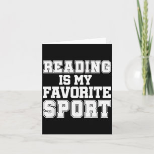 Reading Is My Favorite Srt Funny Librarian Shirt Card