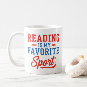 Reading Is My Favourite Sport Coffee Mug