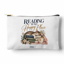 Reading Is My Happy Place Accessory Pouch