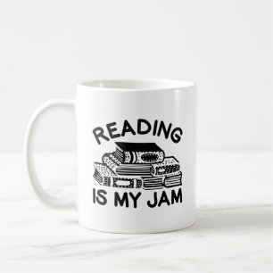 Reading Is My Jam Coffee Mug