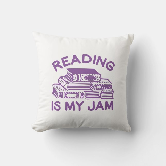 Reading Is My Jam Cushion (Front)