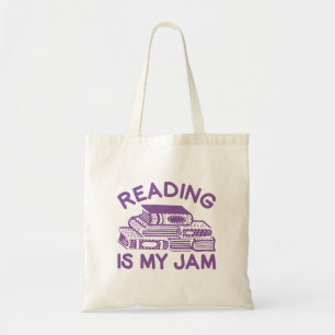 Reading Is My Jam Tote Bag