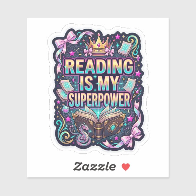Reading is my Superpower - fantasy fiction (Sheet)