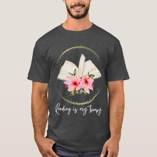 Reading is My Theraphy T-Shirt