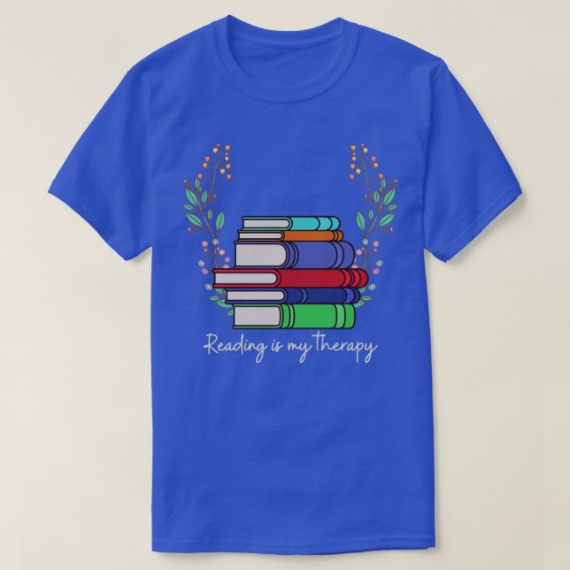 Reading is My Therapy 29 T-Shirt (Design Front)