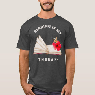 Reading is My Therapy 45 T-Shirt