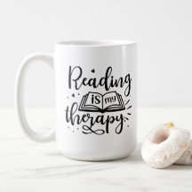 Reading is My Therapy Book Lover