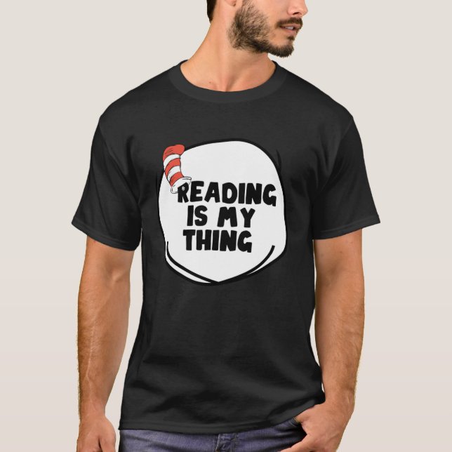 Reading is my Thing  Bookworm Reading book   1 T-Shirt (Front)