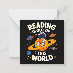 Reading Is Out Of This World Card