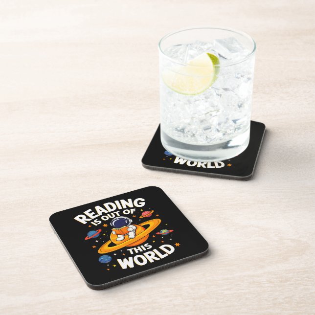 Reading Is Out Of This World Coaster (Right Side)