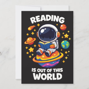 Reading is out of this world invitation