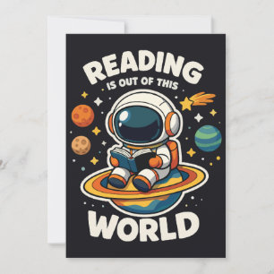 Reading is out of this world invitation