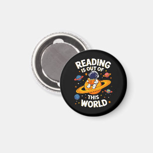 Reading Is Out Of This World Magnet