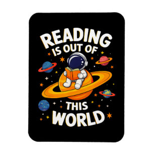 Reading Is Out Of This World Magnet