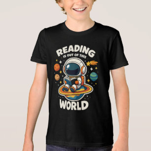 Reading is out of this world Tri-Blend shirt