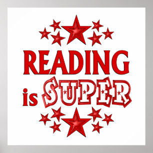 Reading is Super Poster