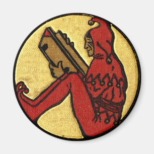 Reading Jester Magnet