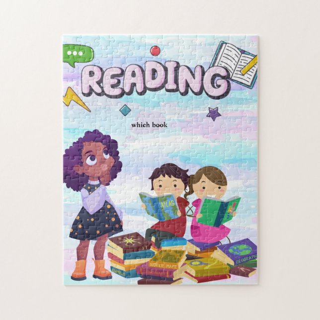 reading  jigsaw puzzle (Vertical)