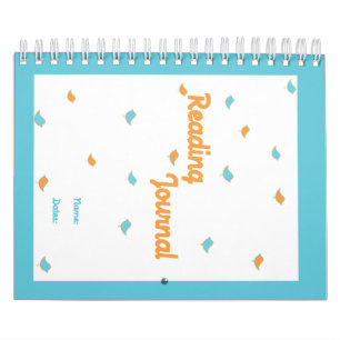 Reading Journal Calendar
