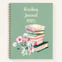 Reading Journal Personalized  Notebook