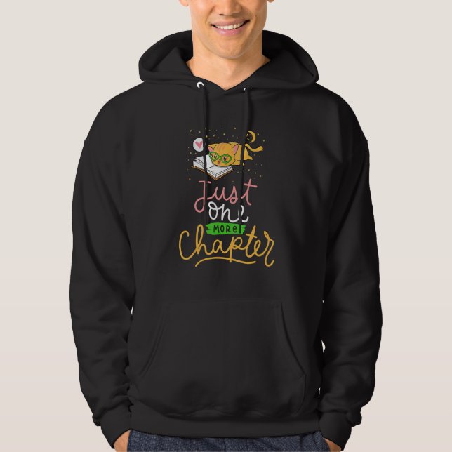 Reading Just One More Chapter Book Hoodie (Front)