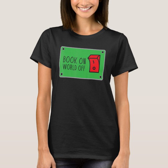 Reading   Library Women Bookworm T-Shirt (Front)