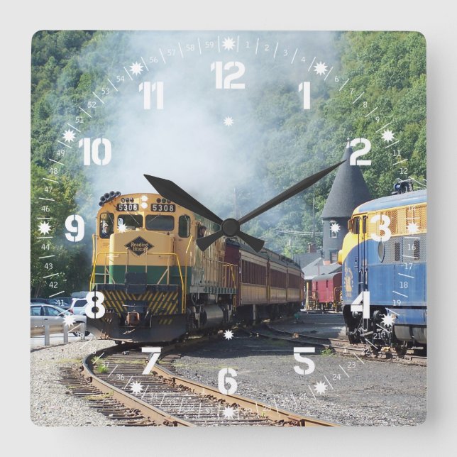 Reading Lines ALCO C-630 #5308 Wall Clocks (Front)