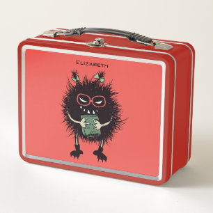 Reading Lover Evil Character Book Nerd Metal Lunch Box