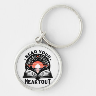 Reading Lover Read Your Heart Out Book Nerd Key Ring