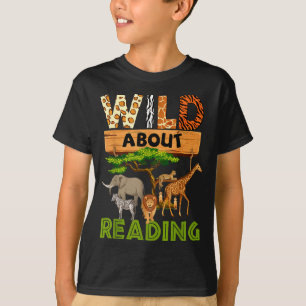 Reading lover wild reading reading books and T-Shirt