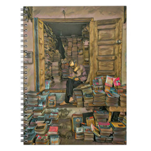Reading Lovers Gift For Librarian Notebook