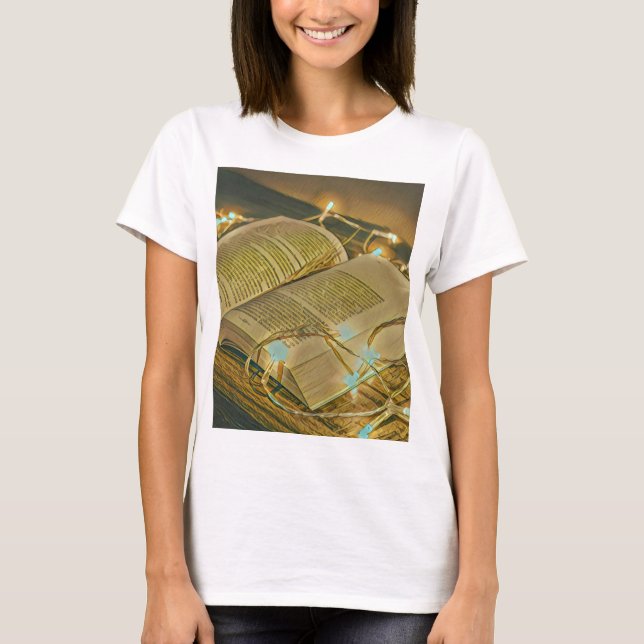 Reading Lovers Gift For Librarian T-Shirt (Front)