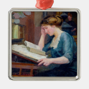 Reading Metal Tree Decoration