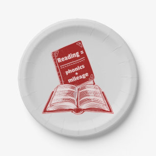 Reading mileage Phonics Paper Plate