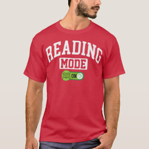 Reading Mode on Funny Library Librarian Book Love T-Shirt