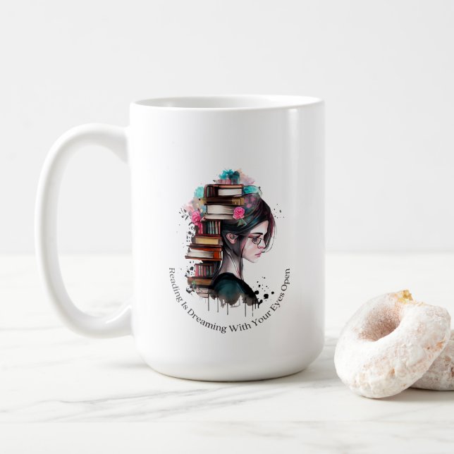 Reading Mug (With Donut)