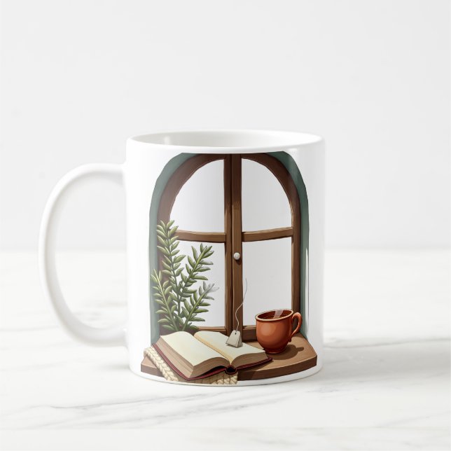 Reading Nook Still Life Coffee Mug (Left)