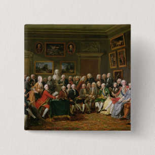 Reading of the Tragedy 'L'Orphelin de la 15 Cm Square Badge