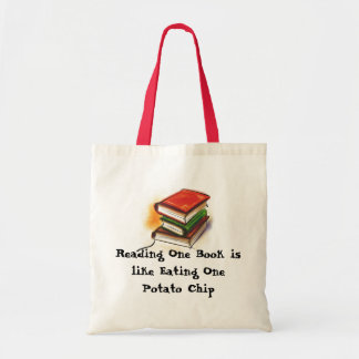 Reading One Book is like Eating One Potato Chip Tote Bag