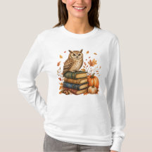 Reading Owl Teacher Fall Halloween 