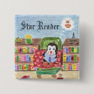 Reading penguin reward button