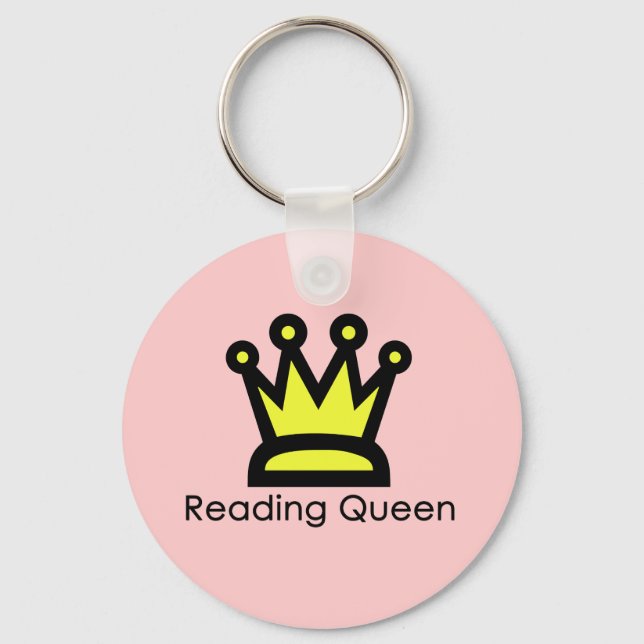 Reading Queen Keychain (Front)