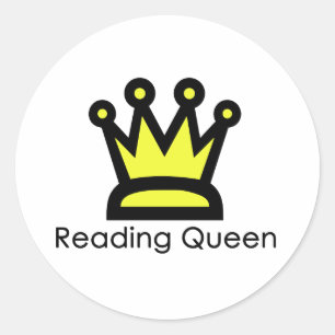 Reading Queen Sticker