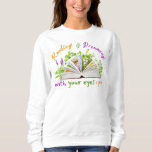 Reading Quote Women’s Sweatshirt – Cosy Book Lover