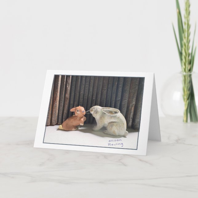 Reading Rabbits Card (Front)